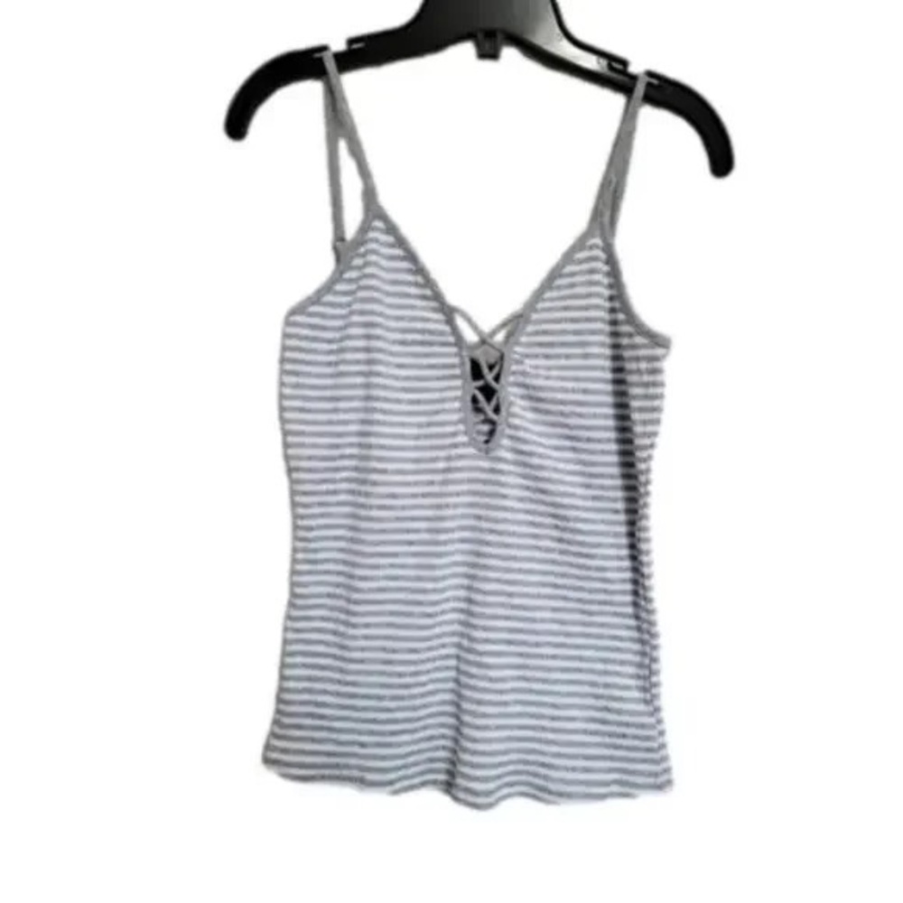 Striped Gray Cami Top